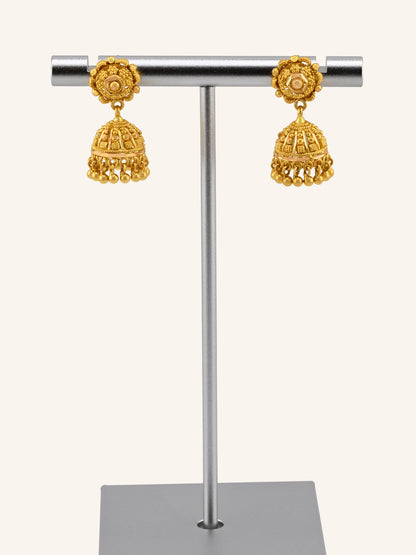 22ct Gold Jhumki Earrings