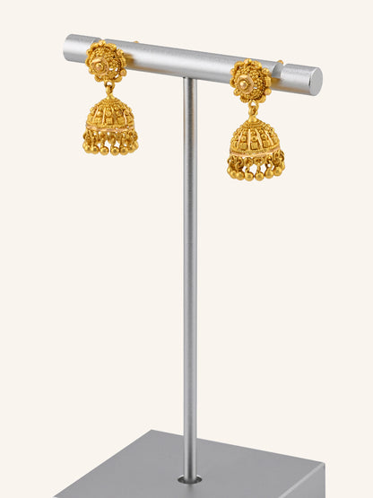 22ct Gold Jhumki Earrings