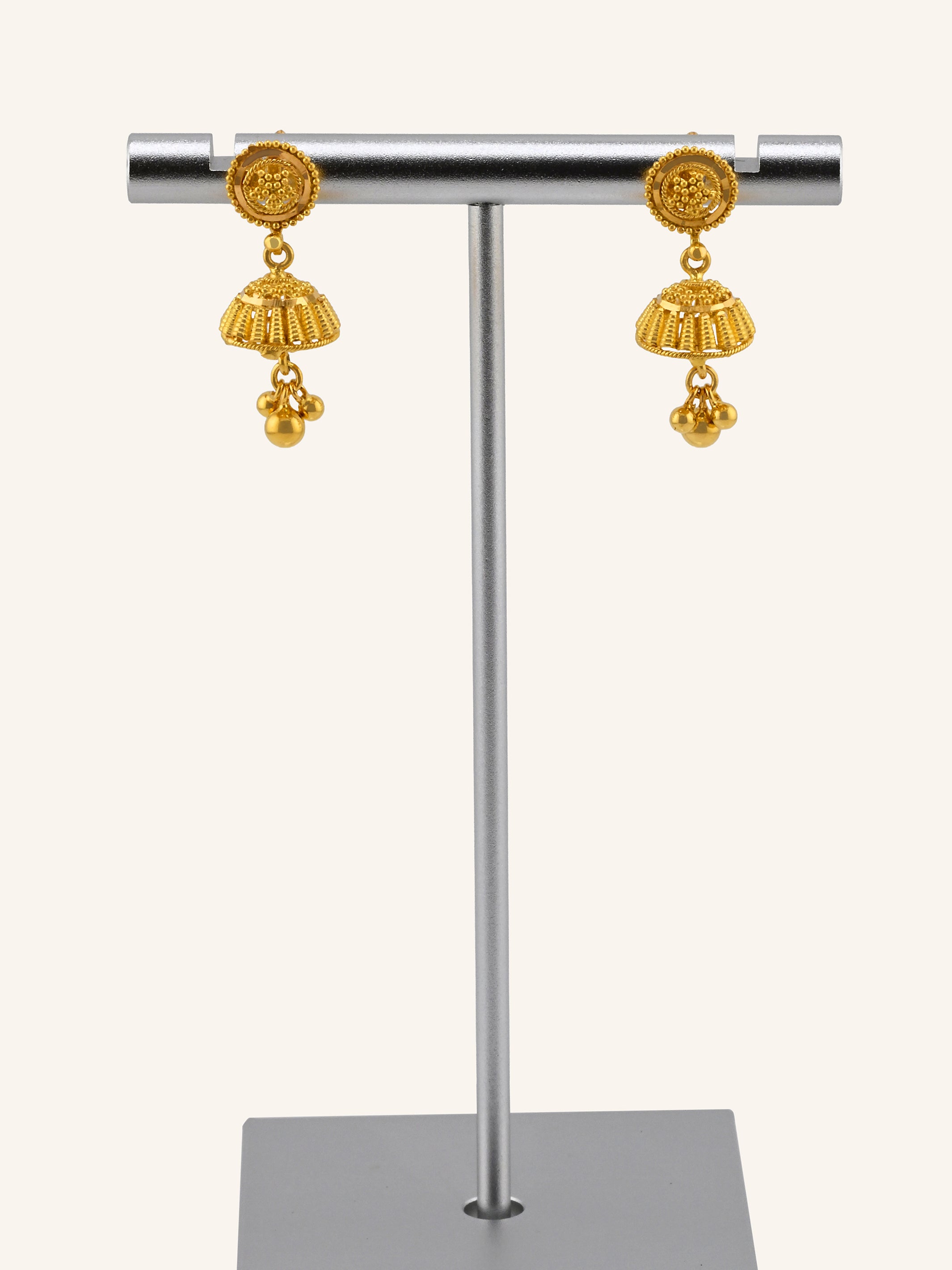 22ct Gold Jhumki Earring