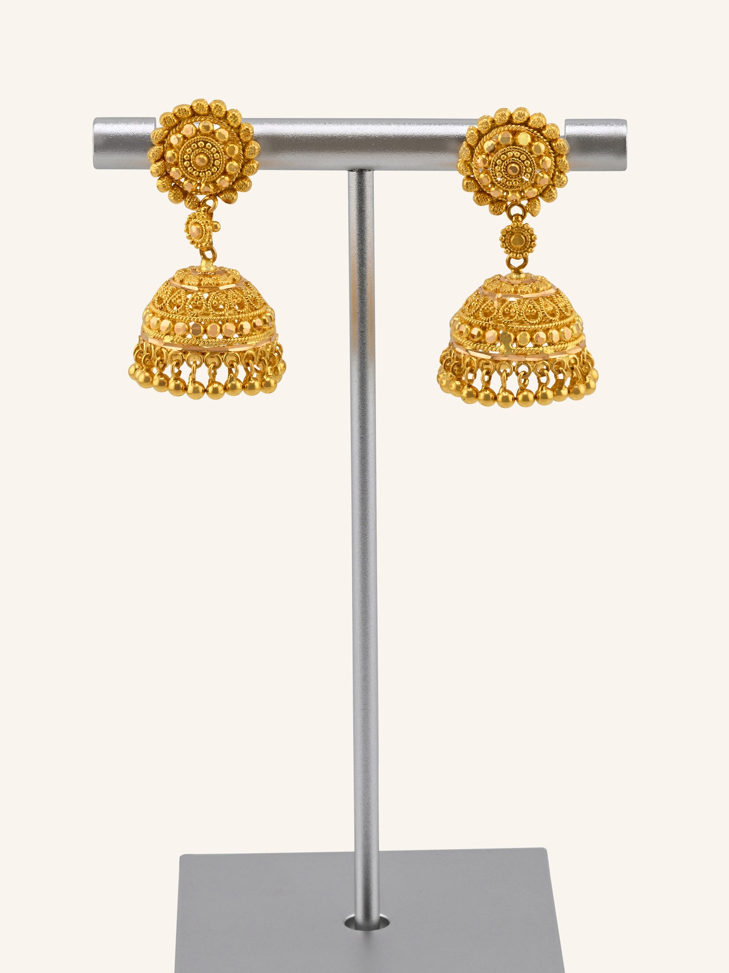 22ct Gold Jhumka Earrings