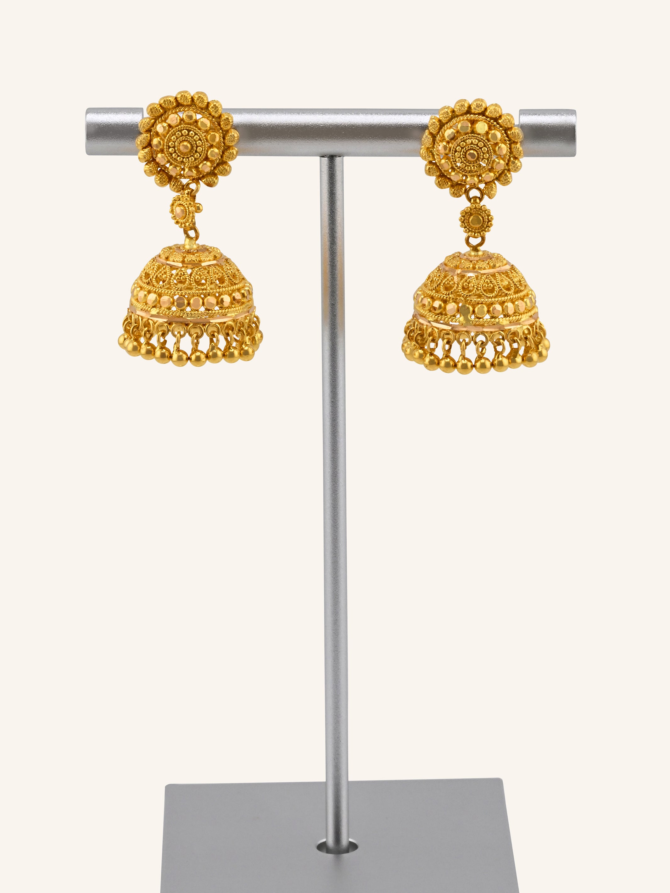 22ct Gold Jhumka Earrings