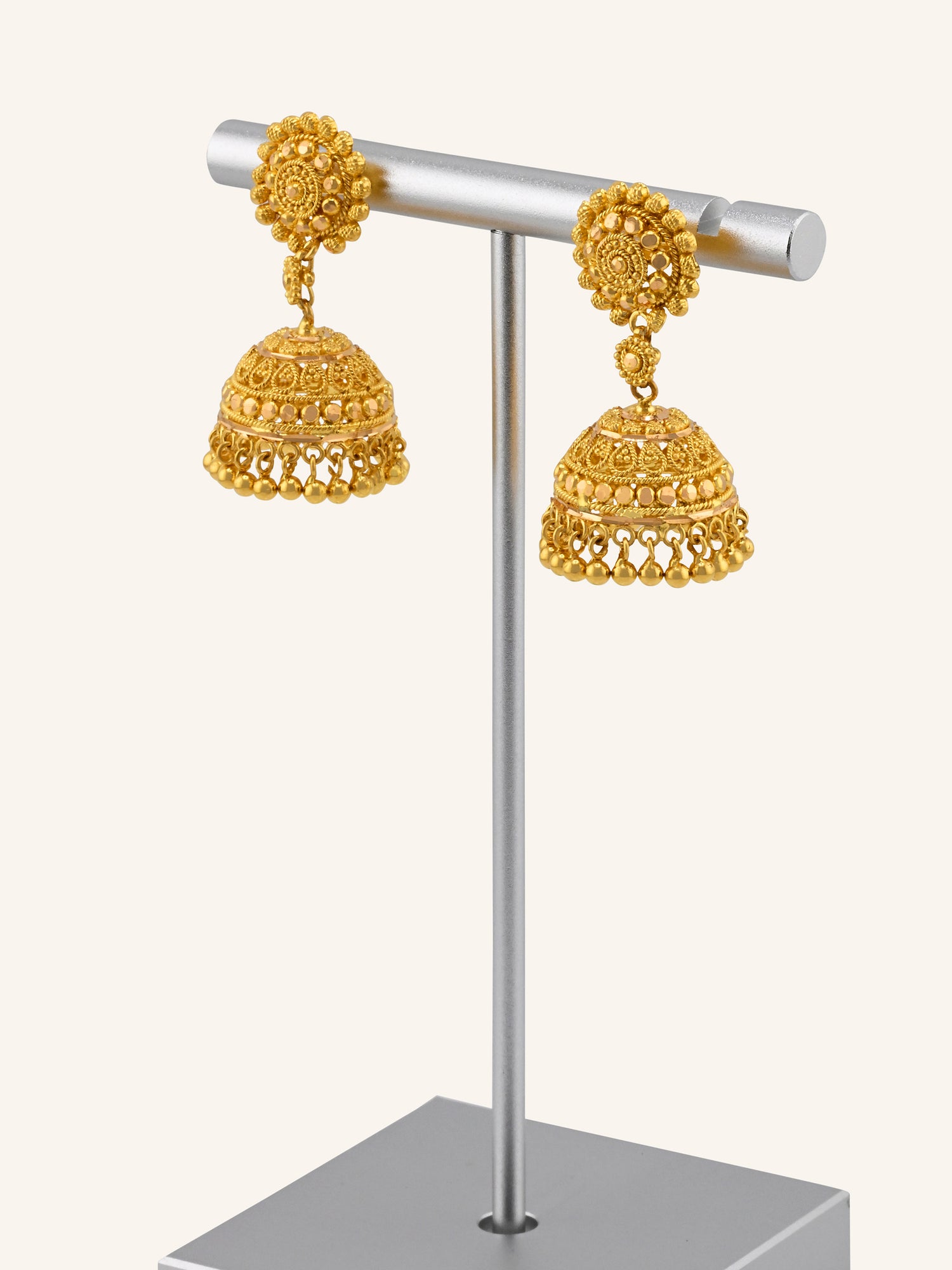 22ct Gold Jhumka Earrings