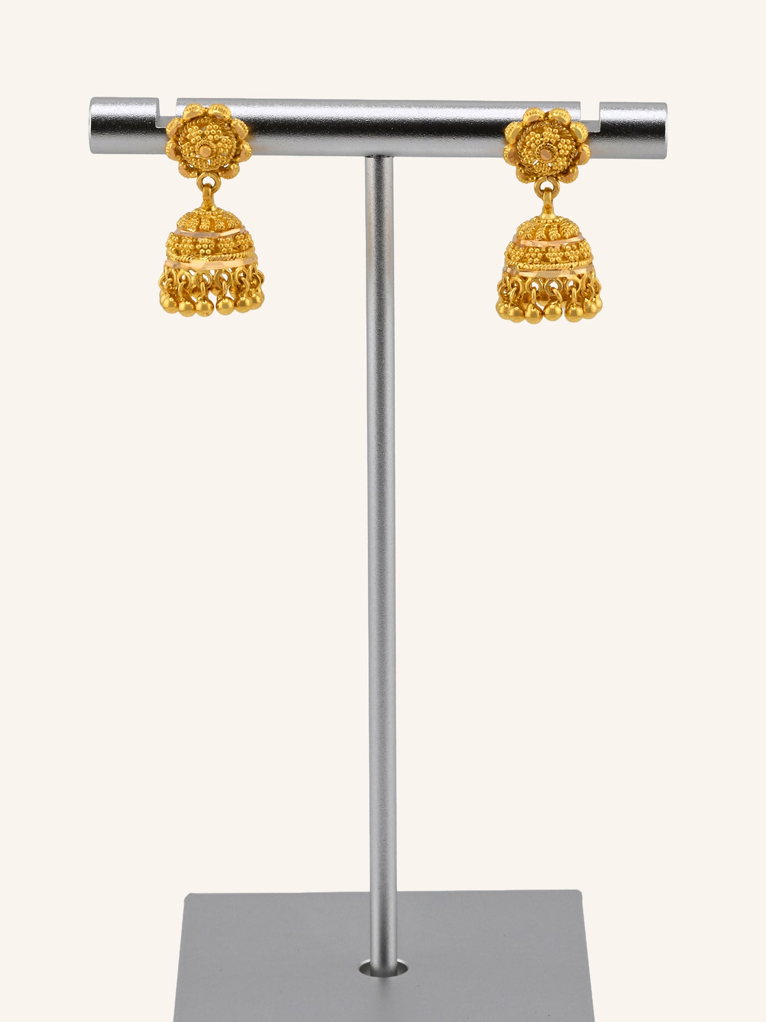 22ct Gold Jhumki Earrings