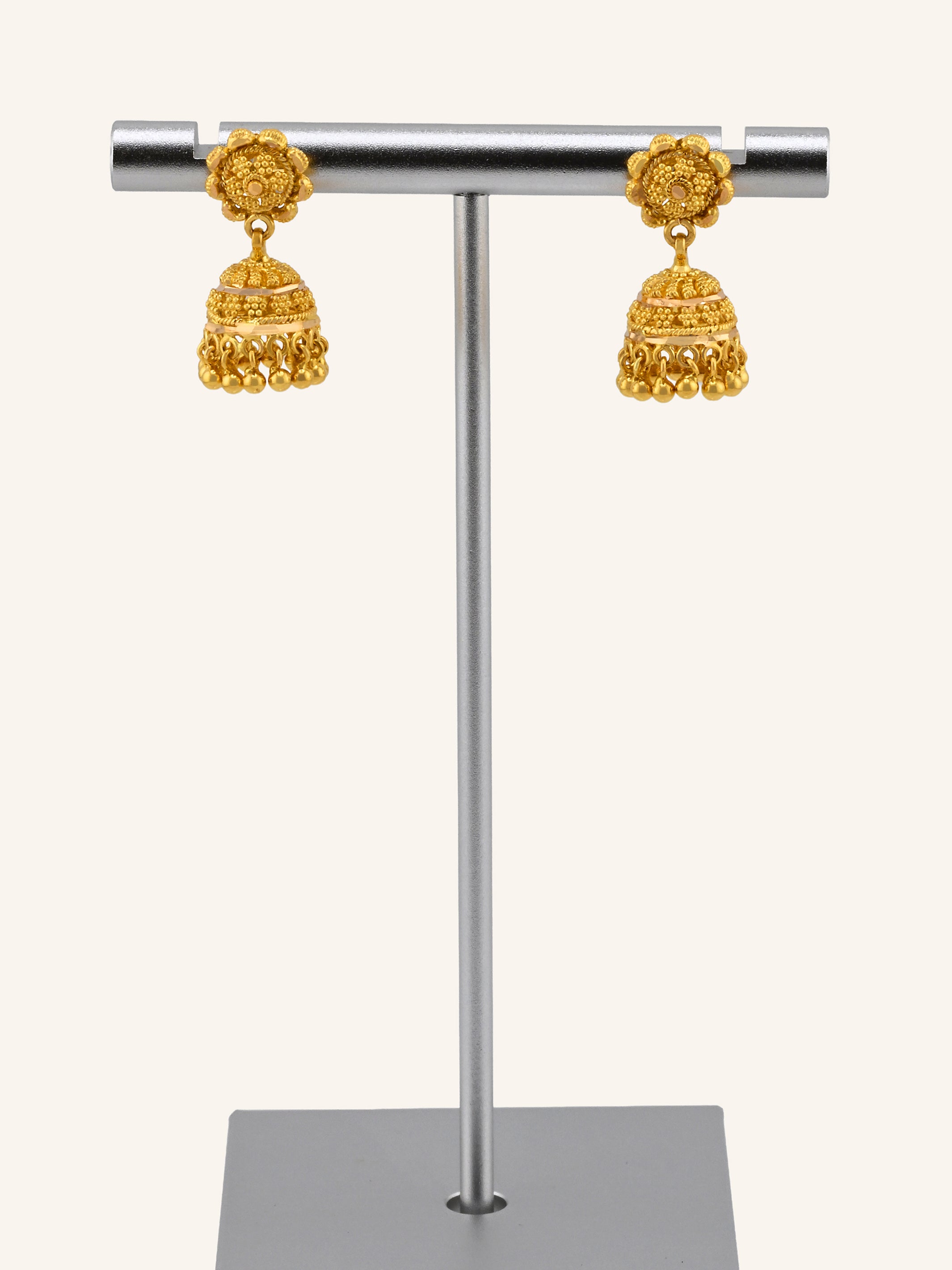 22ct Gold Jhumki Earrings