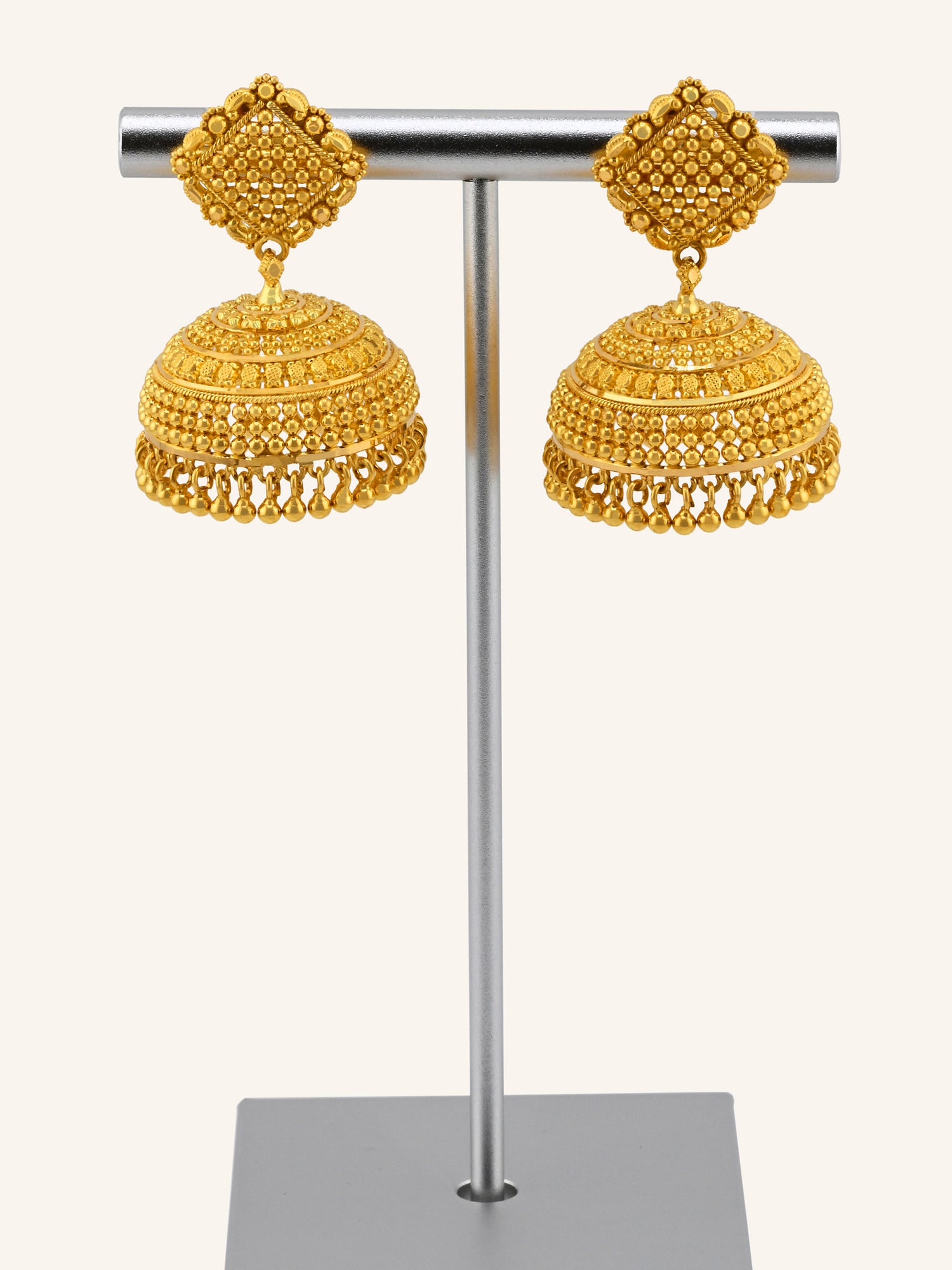 22ct Gold Jhumka Earrings