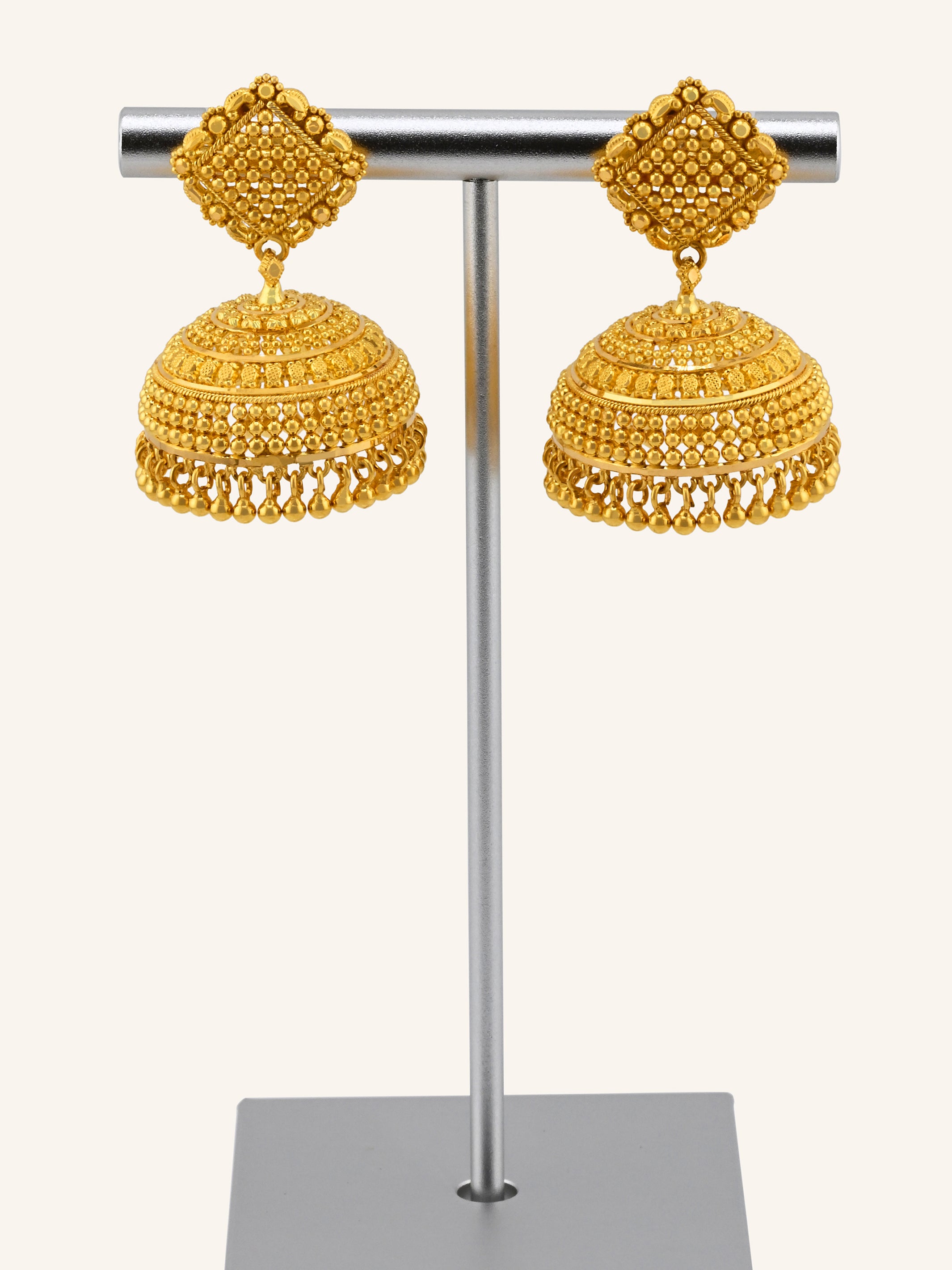 22ct Gold Jhumka Earrings