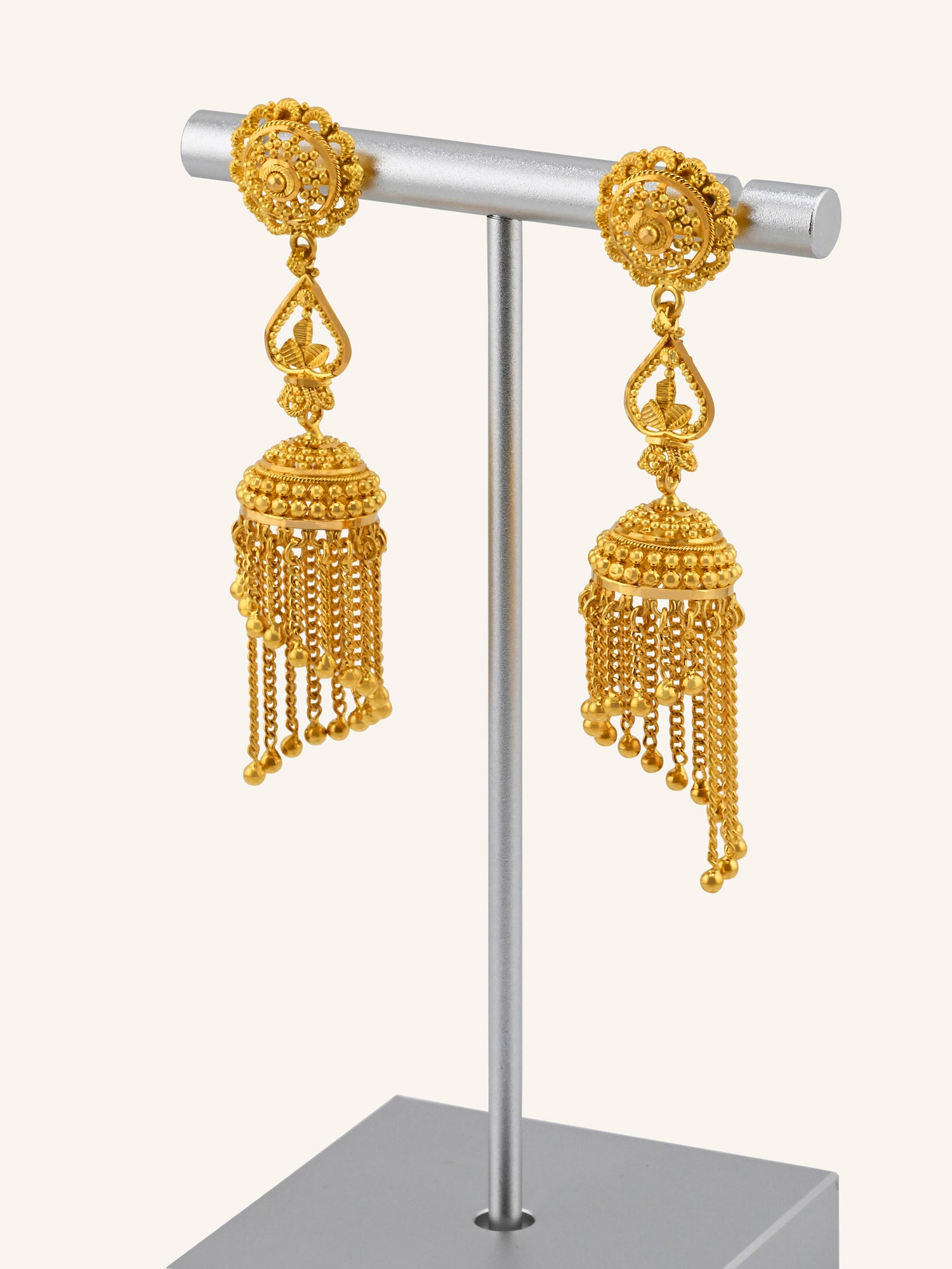 22ct Gold Jhumki Earring