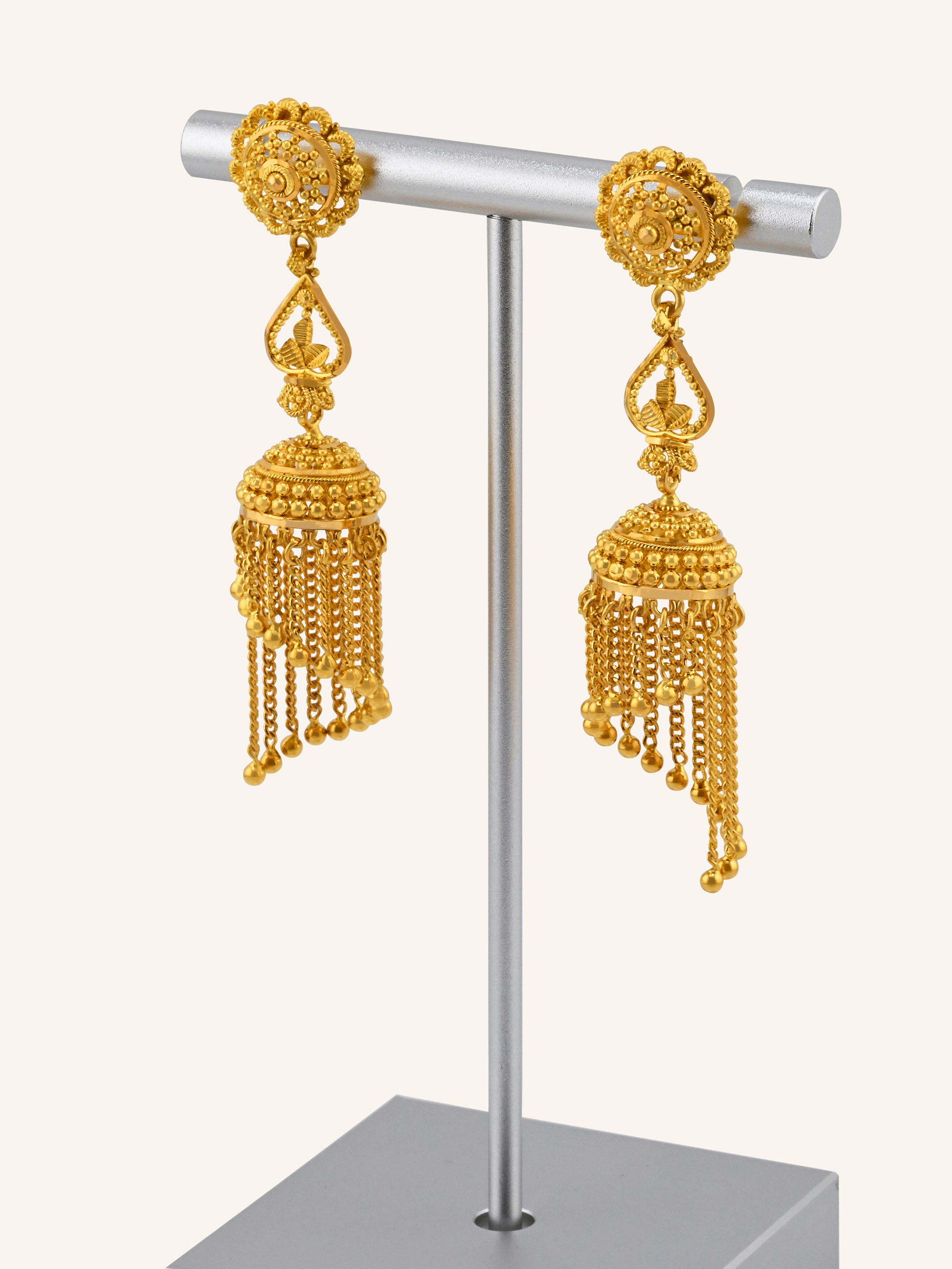 22ct Gold Jhumki Earring