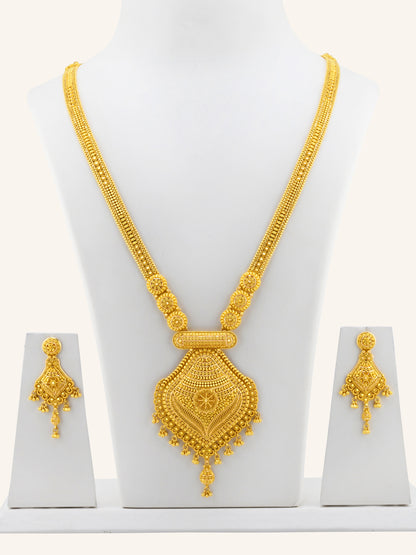 22ct Gold Long Necklace Set