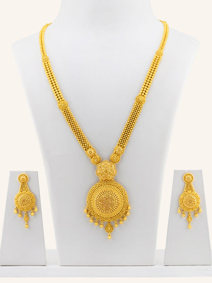 22ct Gold Long Necklace Set