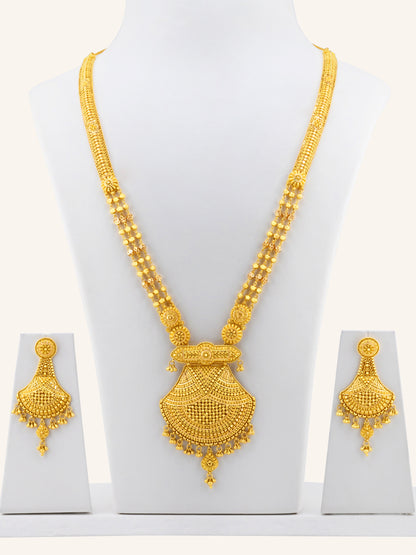 22ct Gold Long Necklace Set