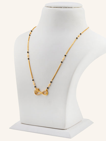 22ct Gold CZ Modern Mangal Sutra