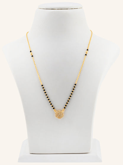 22ct Gold CZ Modern Mangal Sutra
