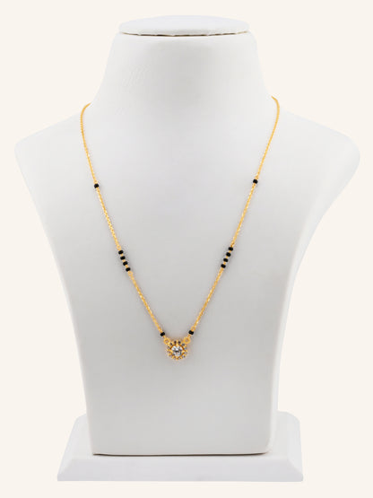 22ct Gold CZ Modern Mangal Sutra