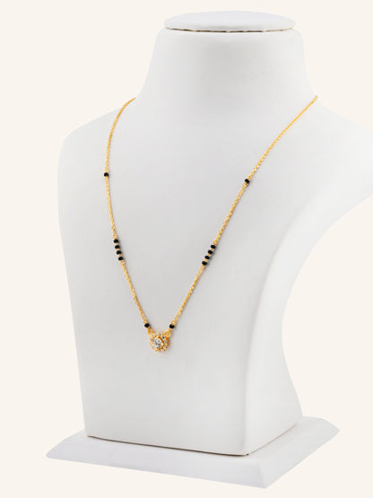 22ct Gold CZ Modern Mangal Sutra