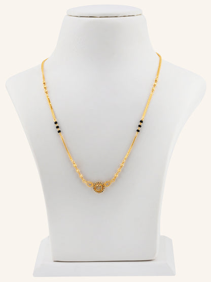22ct Gold CZ Modern Mangal Sutra