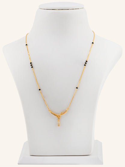 22ct Gold CZ Modern Mangal Sutra