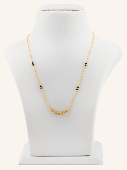 22ct Gold CZ Modern Mangal Sutra