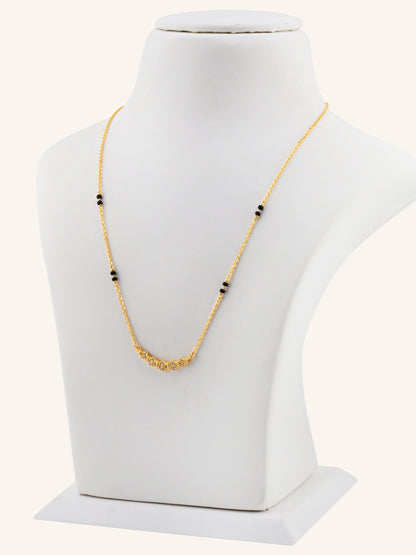 22ct Gold CZ Modern Mangal Sutra