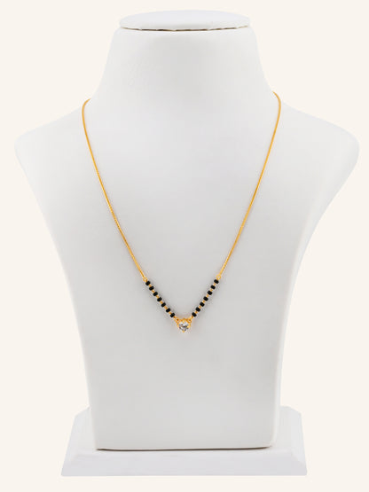 22ct Gold CZ Modern Mangal Sutra