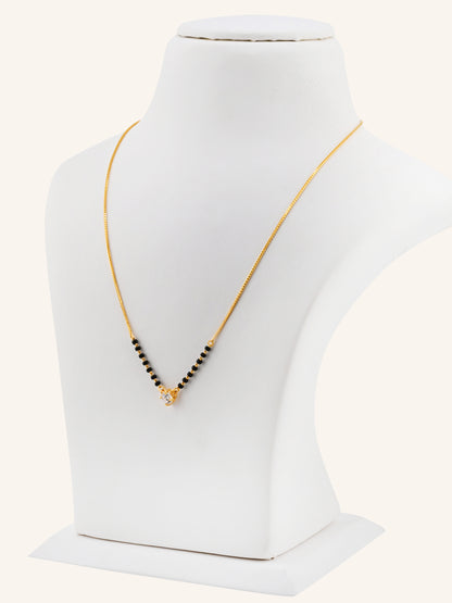 22ct Gold CZ Modern Mangal Sutra
