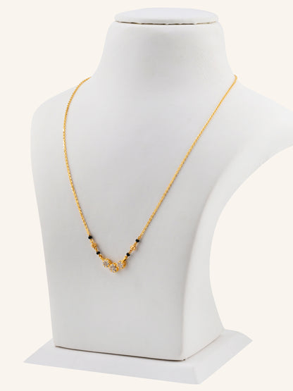22ct Gold CZ Modern Mangal Sutra