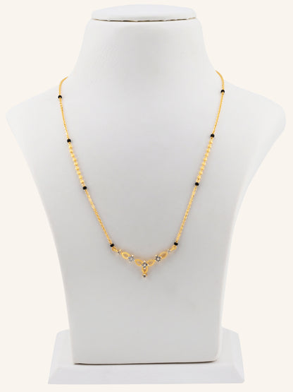 22ct Gold CZ Modern Mangal Sutra