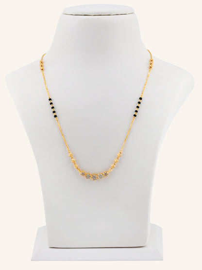 22ct Gold CZ Modern Mangal Sutra