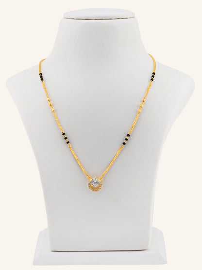 22ct Gold CZ Modern Mangal Sutra