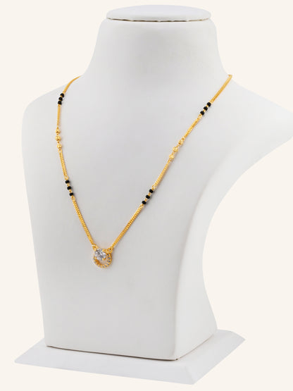 22ct Gold CZ Modern Mangal Sutra