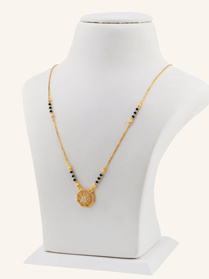 22ct Gold CZ Modern Mangal Sutra