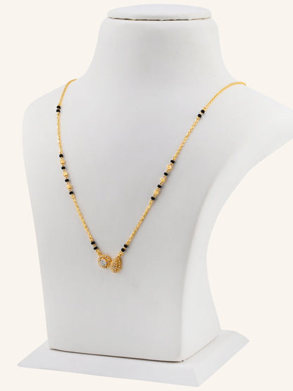 22ct Gold CZ Modern Mangal Sutra