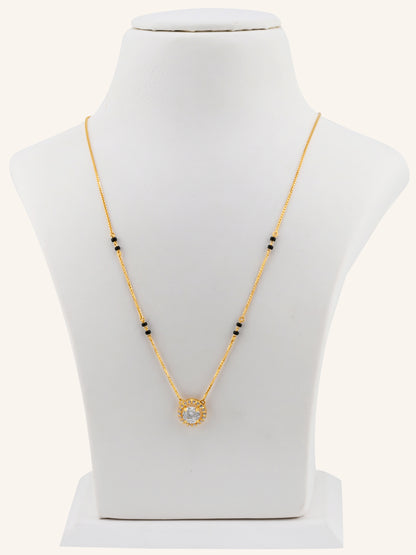 22ct Gold CZ Modern Mangal Sutra