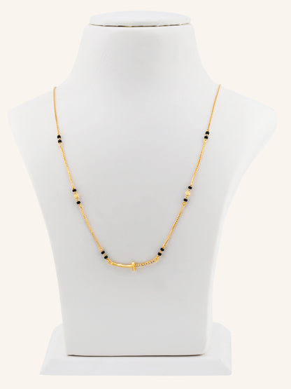 22ct Gold CZ Modern Mangal Sutra