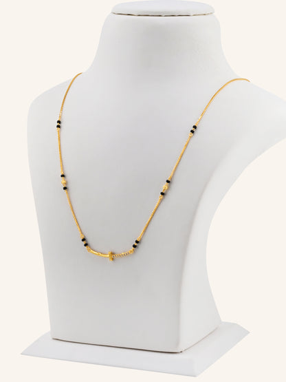 22ct Gold CZ Modern Mangal Sutra