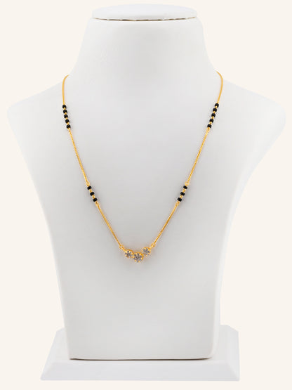 22ct Gold CZ Modern Mangal Sutra