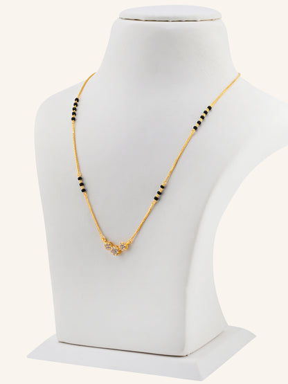 22ct Gold CZ Modern Mangal Sutra