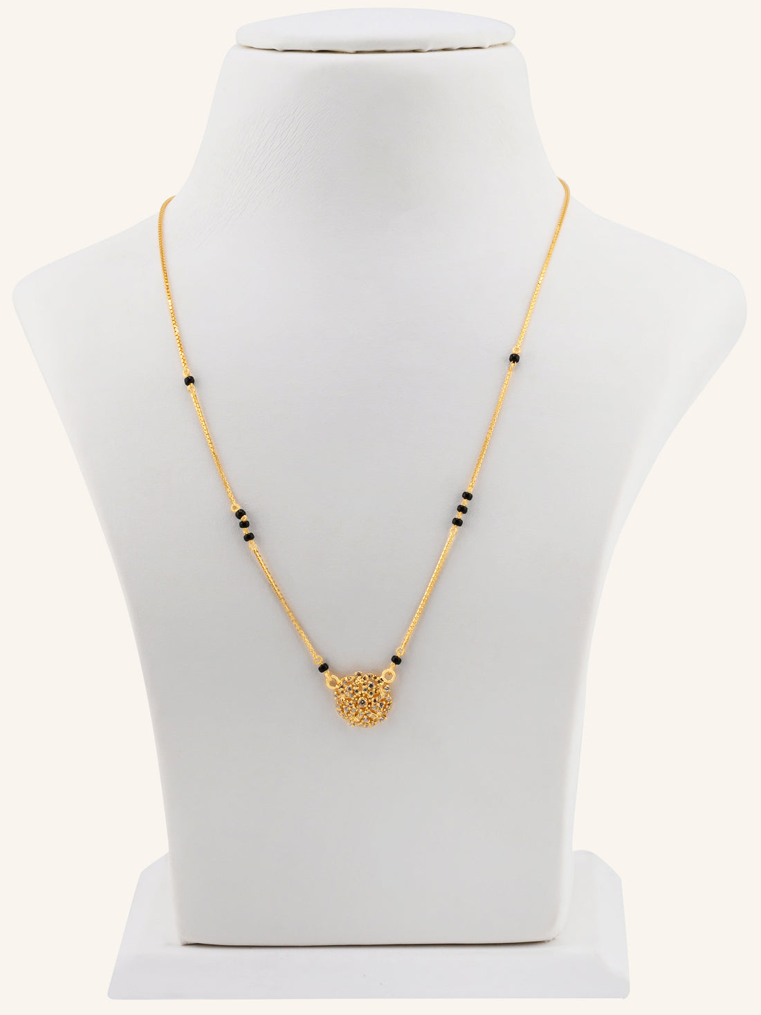 22ct Gold CZ Modern Mangal Sutra