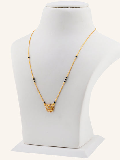 22ct Gold CZ Modern Mangal Sutra