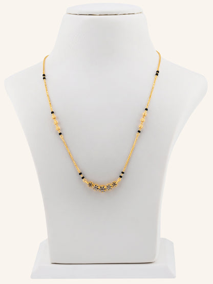 22ct Gold CZ Modern Mangal Sutra