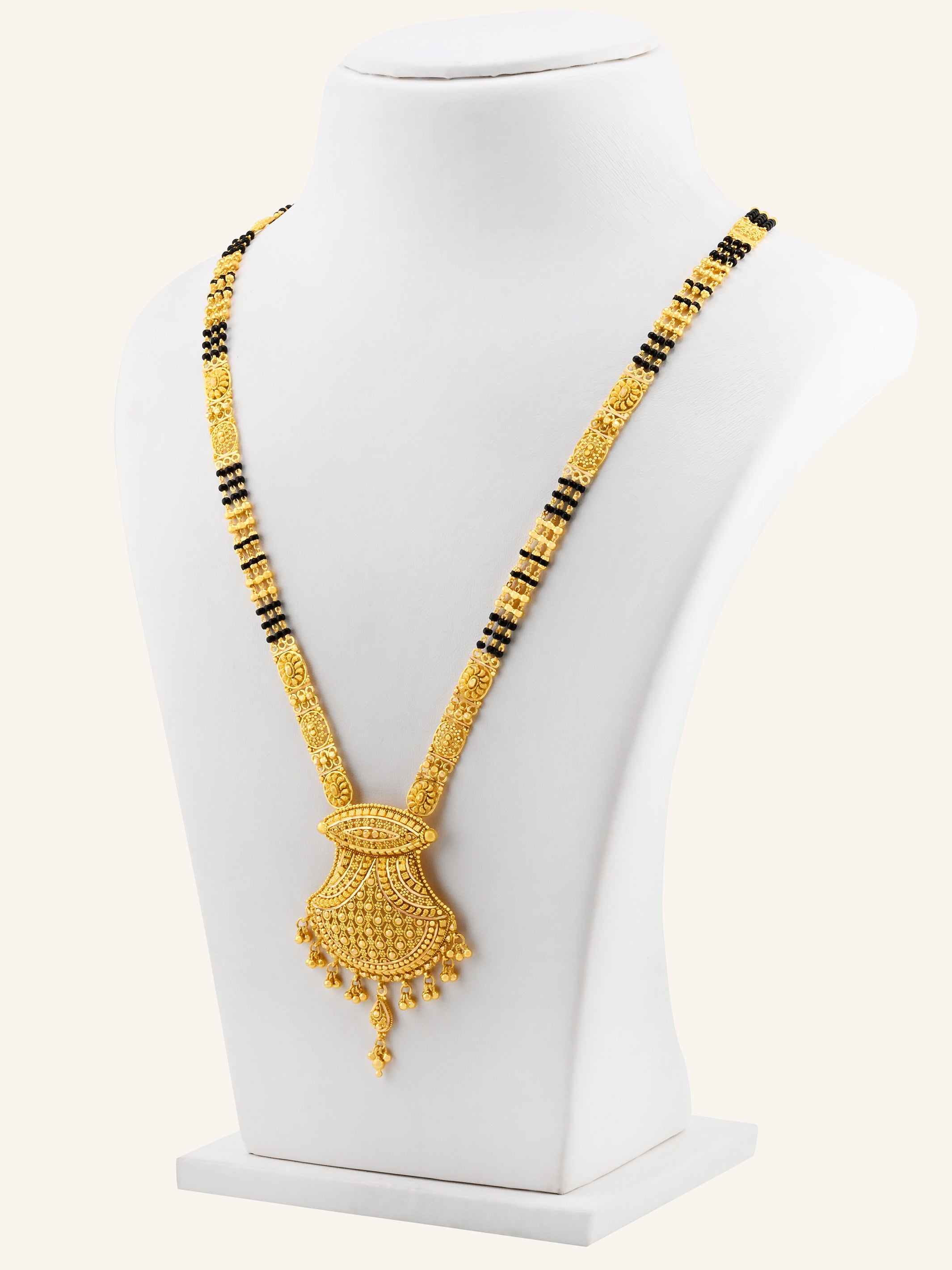 22ct Gold 3 Row Mangal Sutra