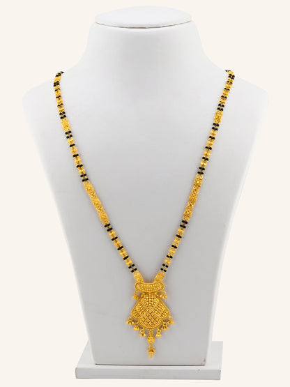 22ct Gold 2 Row Long Mangal Sutra