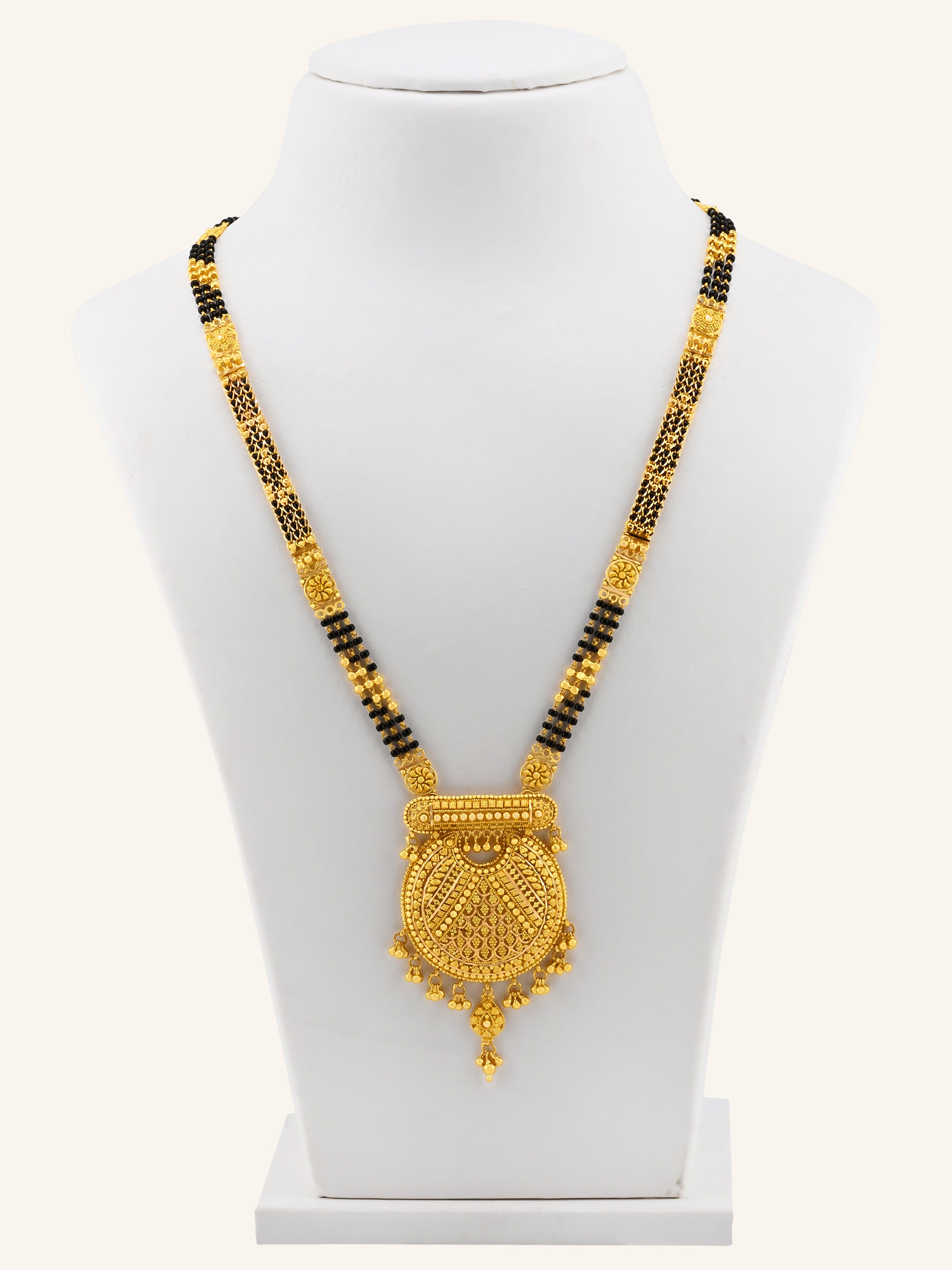 22ct Gold 3 Row Mangal Sutra