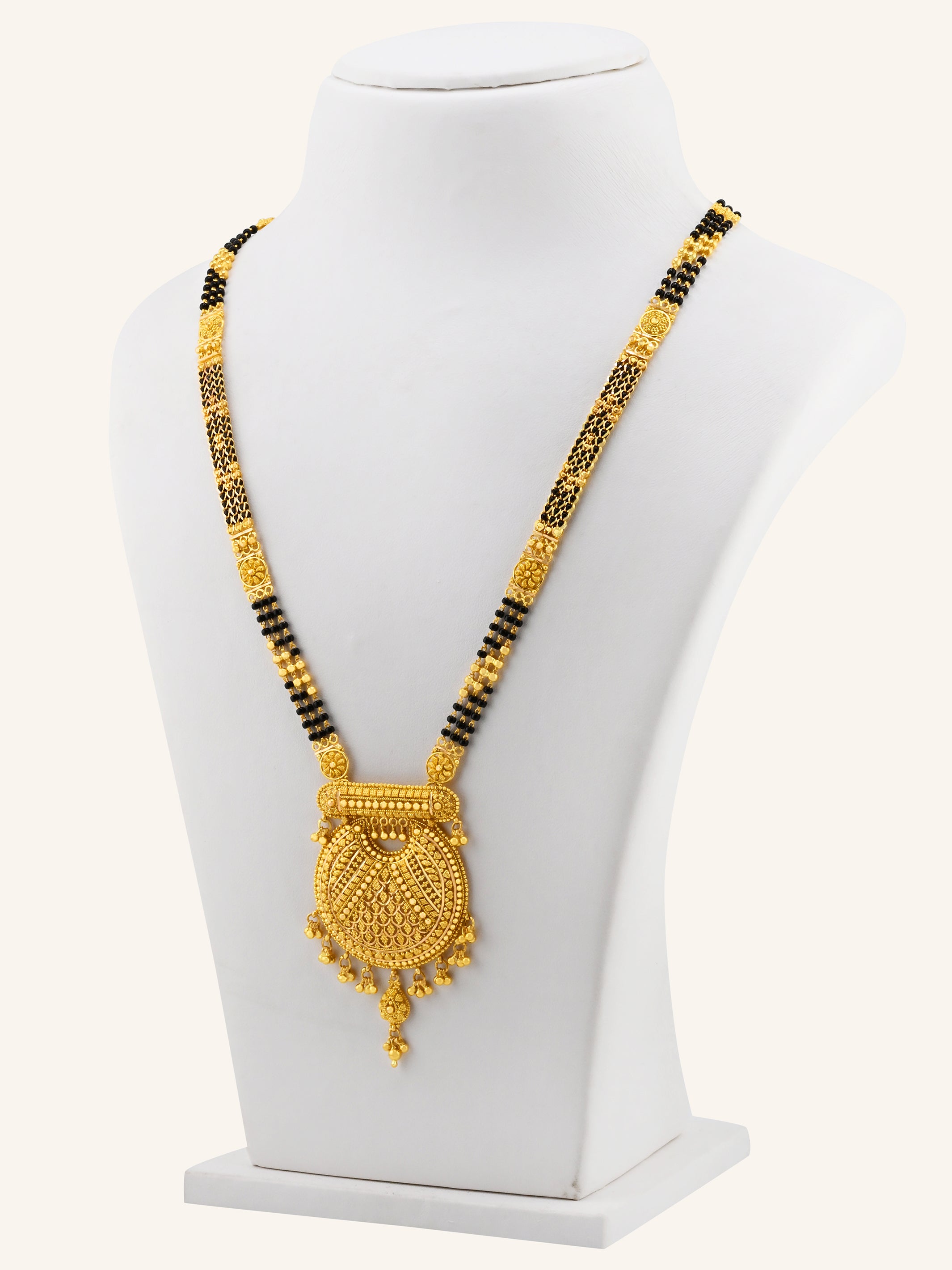 22ct Gold 3 Row Mangal Sutra
