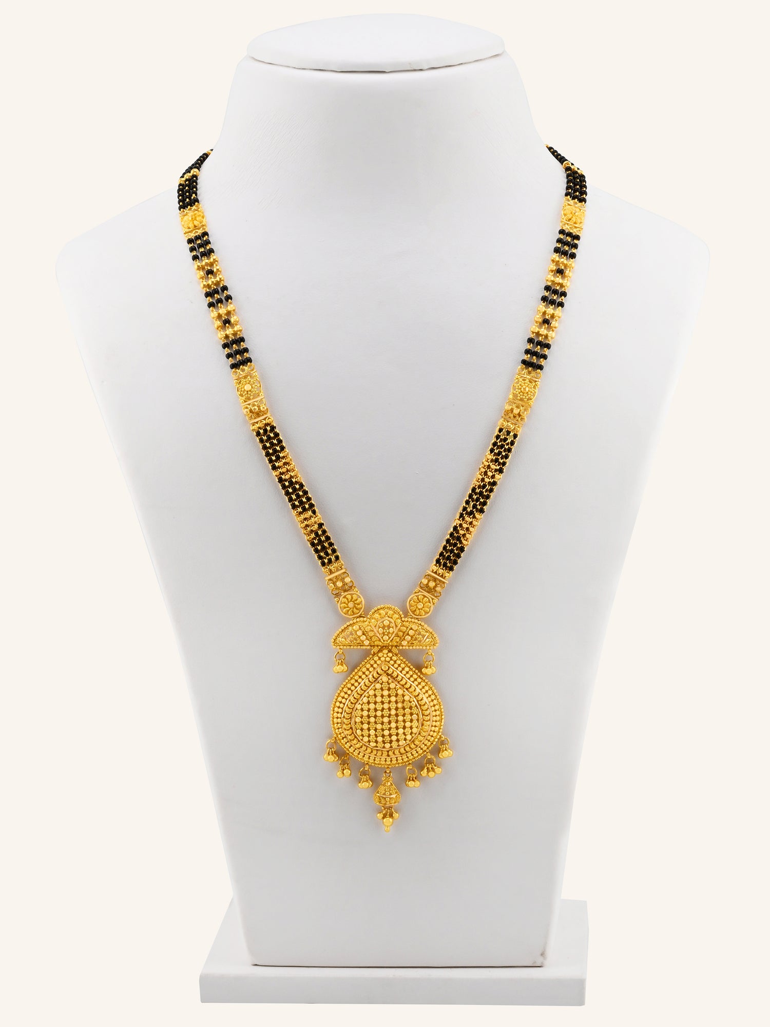 22ct Gold 3 Row Mangal Sutra
