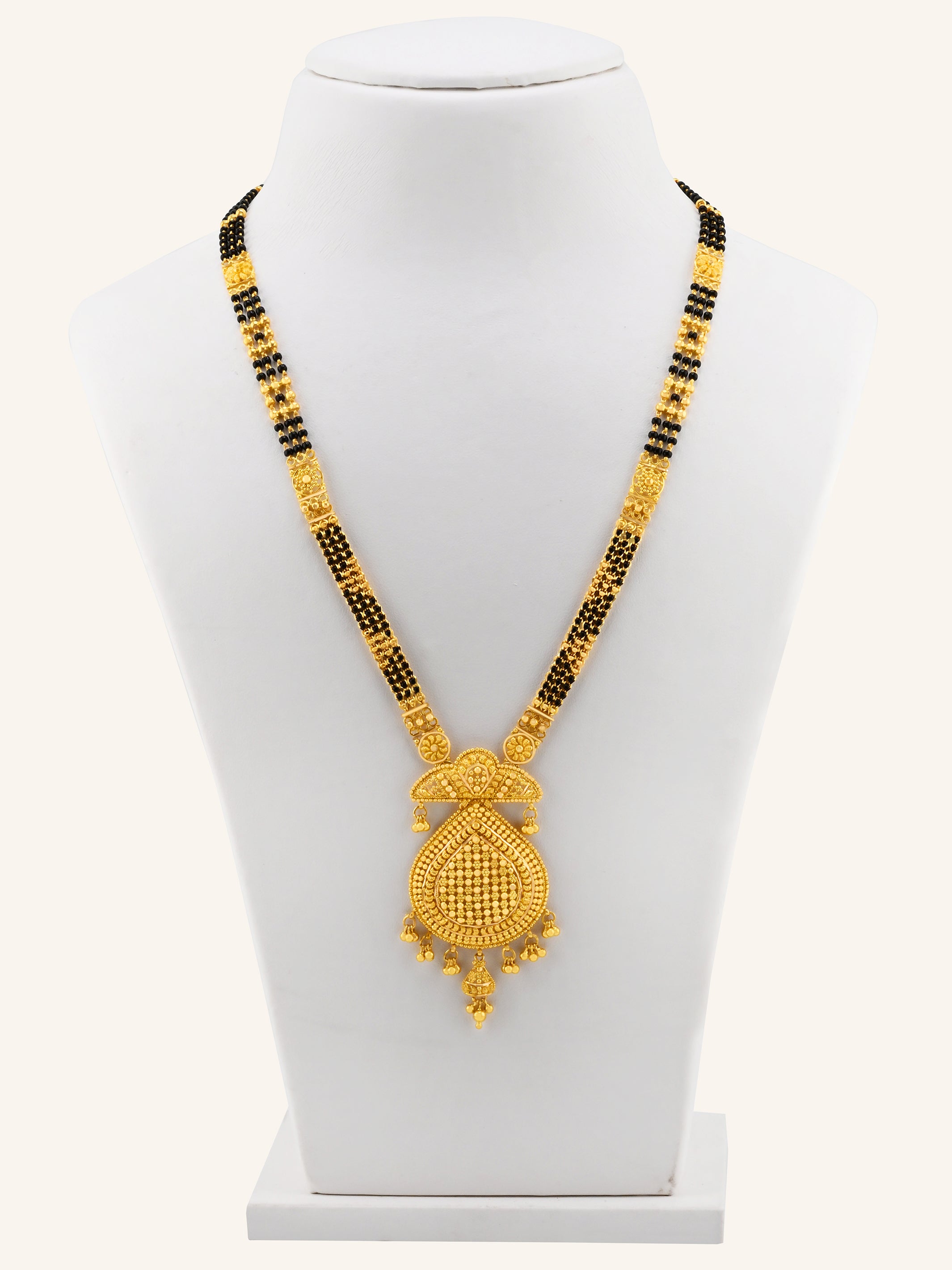 22ct Gold 3 Row Mangal Sutra