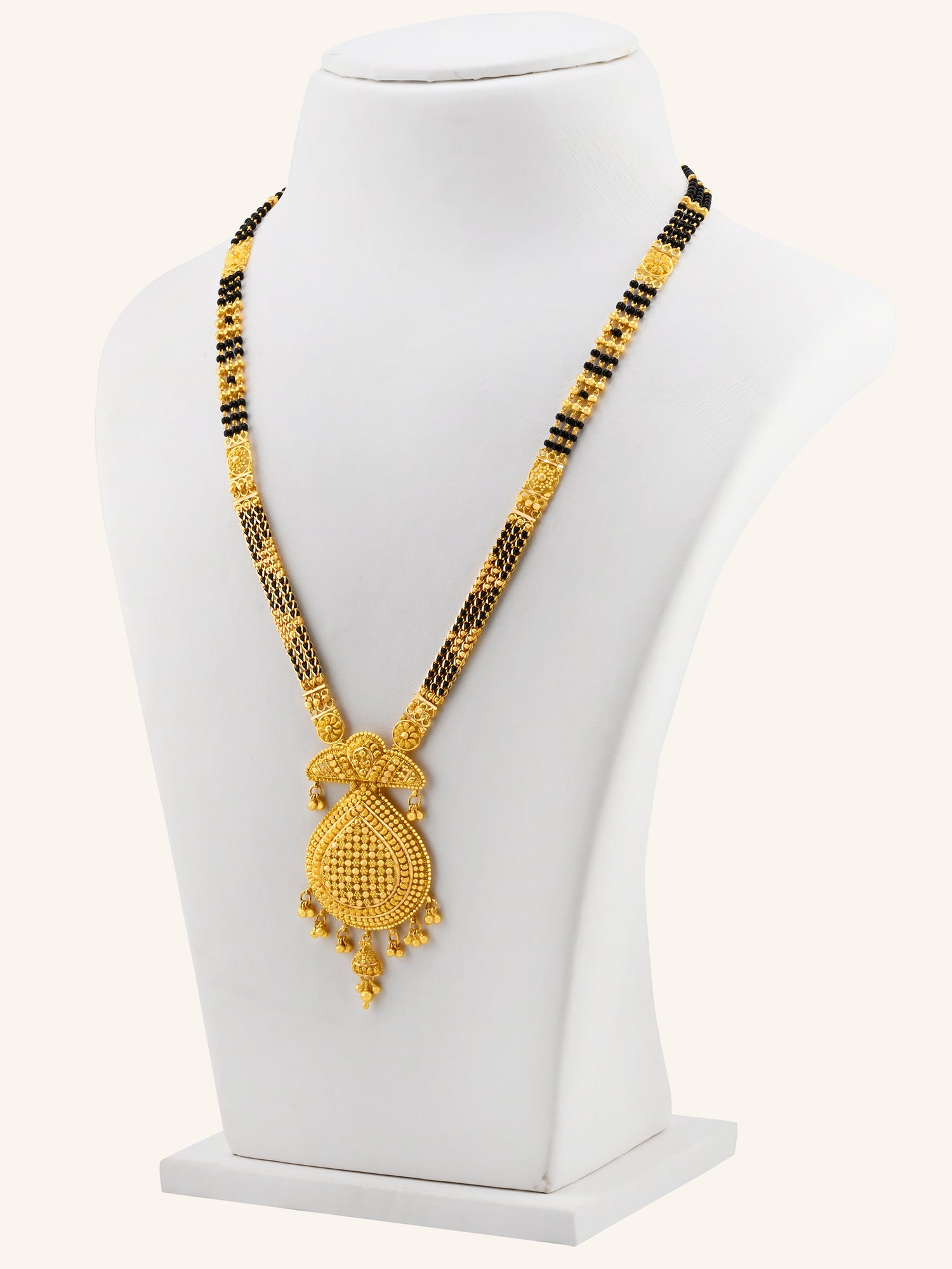 22ct Gold 3 Row Mangal Sutra
