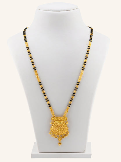 22ct Gold 2 Row Long Mangal Sutra