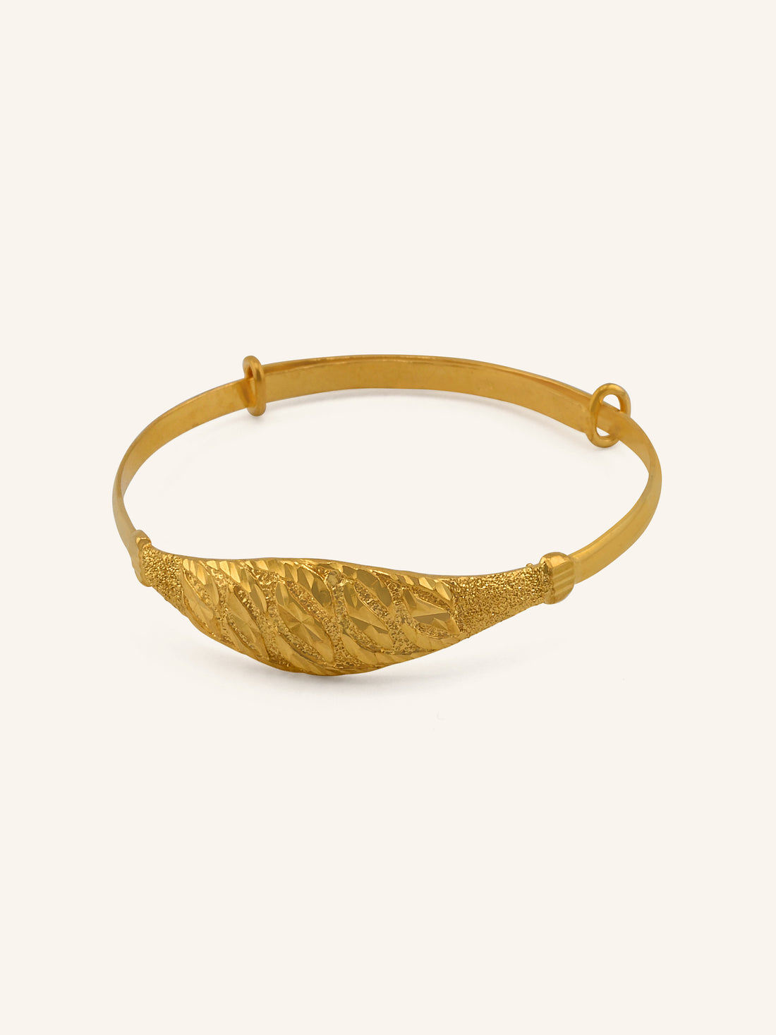 22ct Gold Adjustable Baby Bangle