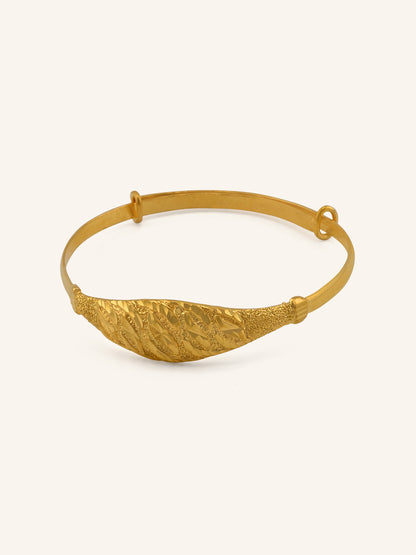22ct Gold Adjustable Baby Bangle
